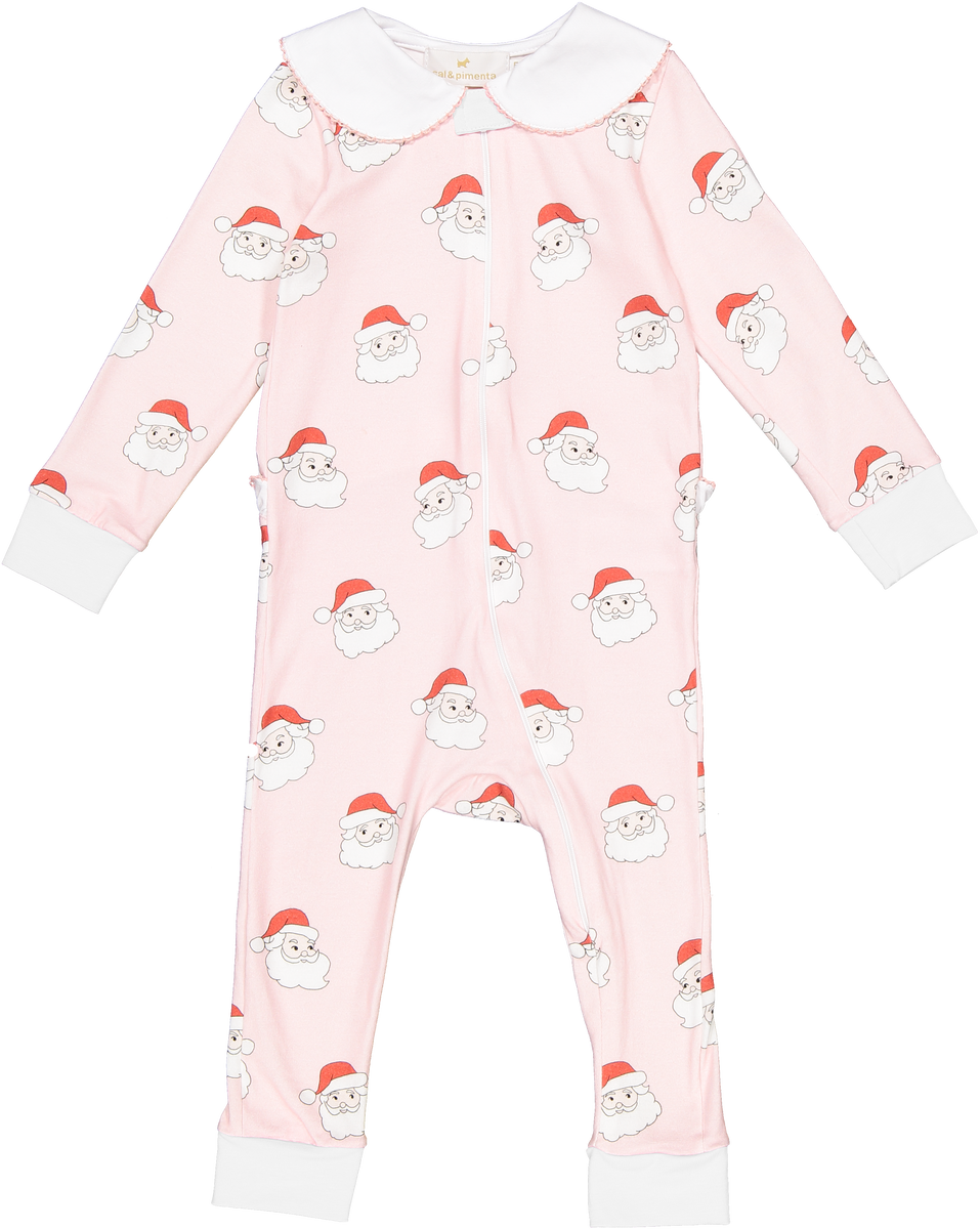 Classic Santa Baby Girl PJ – Children's Edit