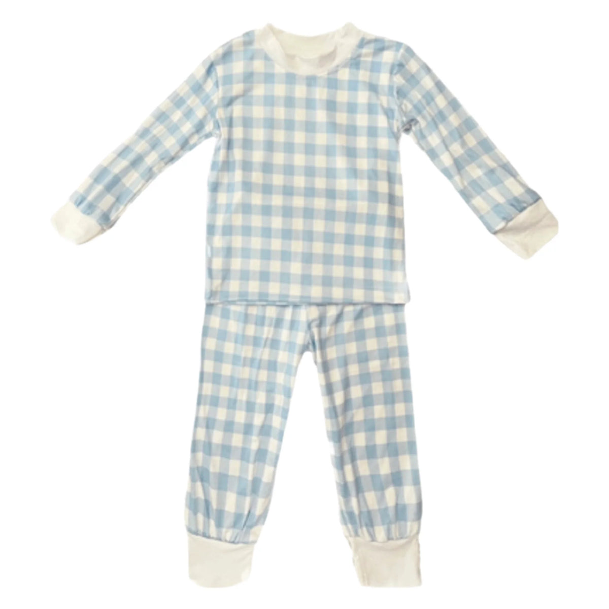 Nicholas Blue Gingham Pants Set – Children's Edit